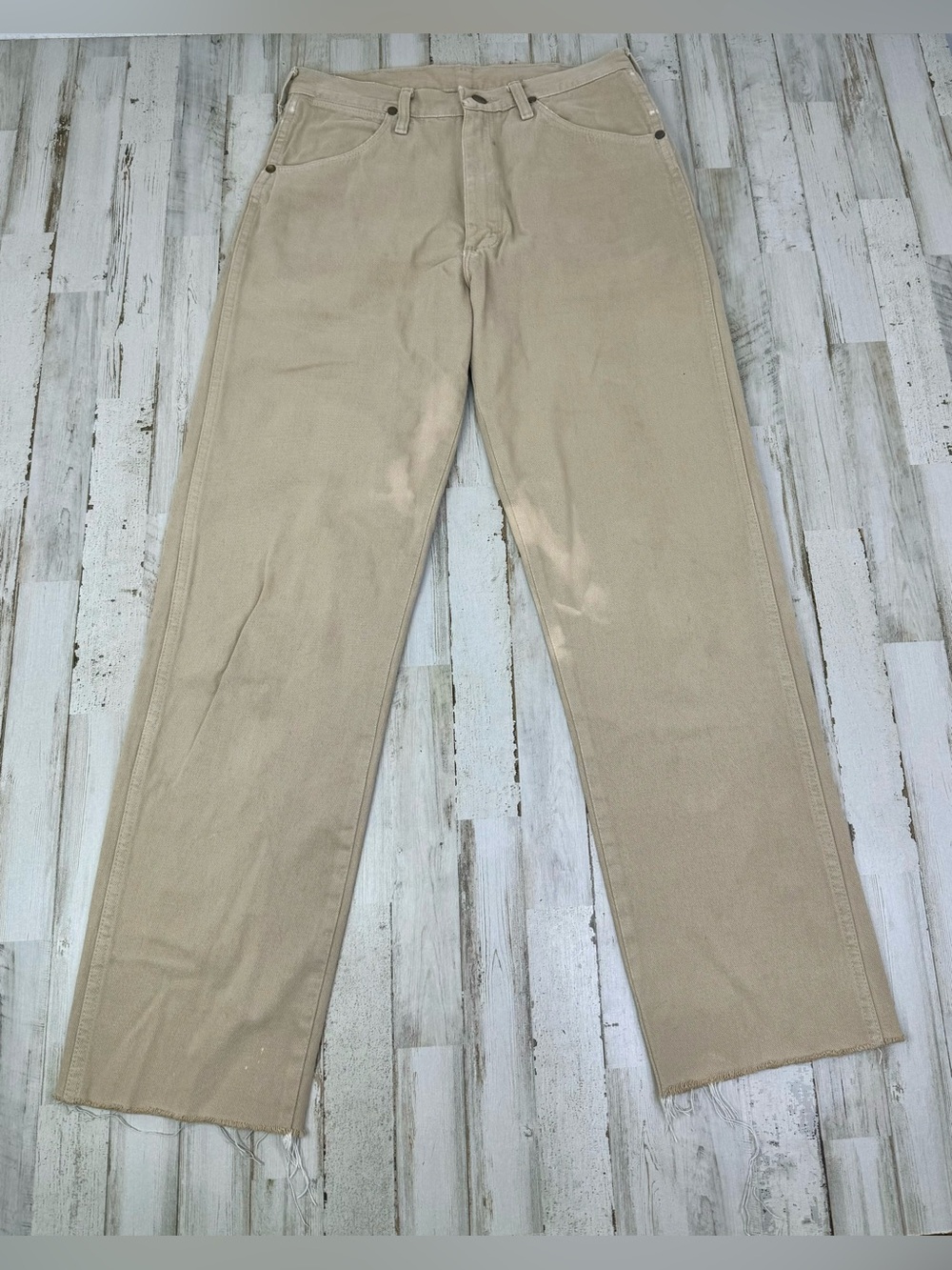 Wrangler Jeans Men's 31x31 Beige Cowboy Western Outdoors 3MWZTN